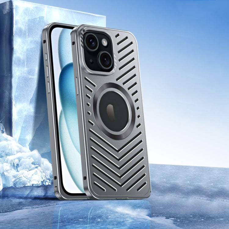 Cooling MagSafe Magnetic Metal Phone Case, For iPhone 16 Pro Max, For iPhone 16 Pro, For iPhone 1...
