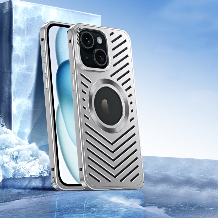 Cooling MagSafe Magnetic Metal Phone Case, For iPhone 16 Pro Max, For iPhone 16 Pro, For iPhone 1...