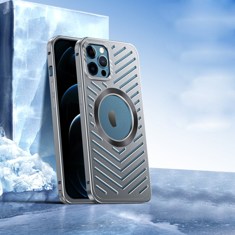 Cooling MagSafe Magnetic Metal Phone Case, For iPhone 16 Pro Max, For iPhone 16 Pro, For iPhone 1...