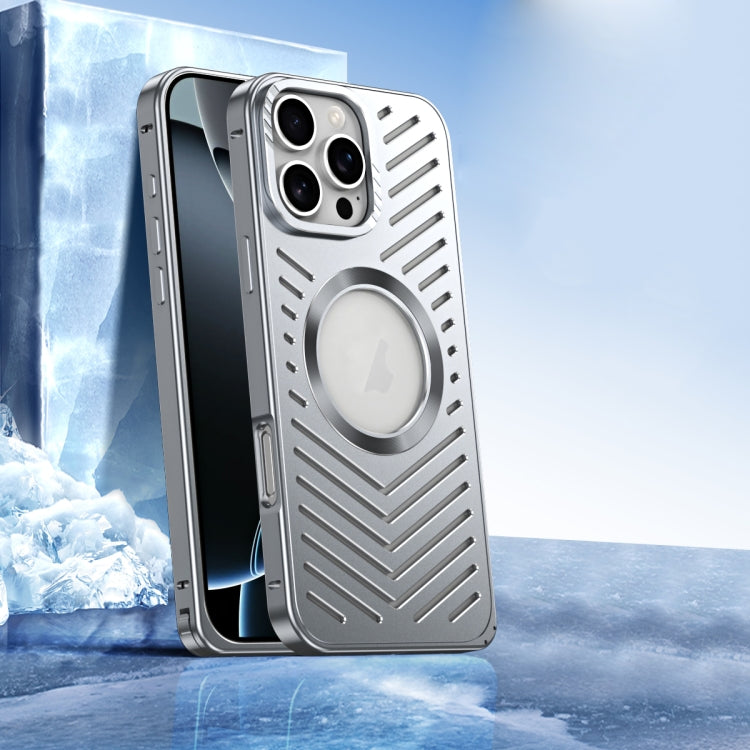 Cooling MagSafe Magnetic Metal Phone Case, For iPhone 16 Pro Max, For iPhone 16 Pro, For iPhone 1...