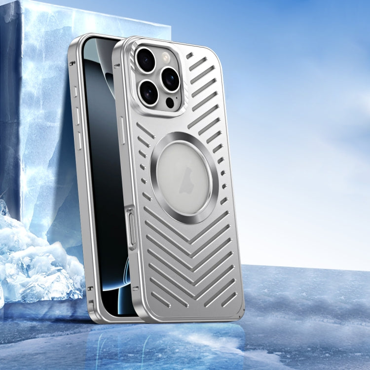 Cooling MagSafe Magnetic Metal Phone Case, For iPhone 16 Pro Max, For iPhone 16 Pro, For iPhone 1...