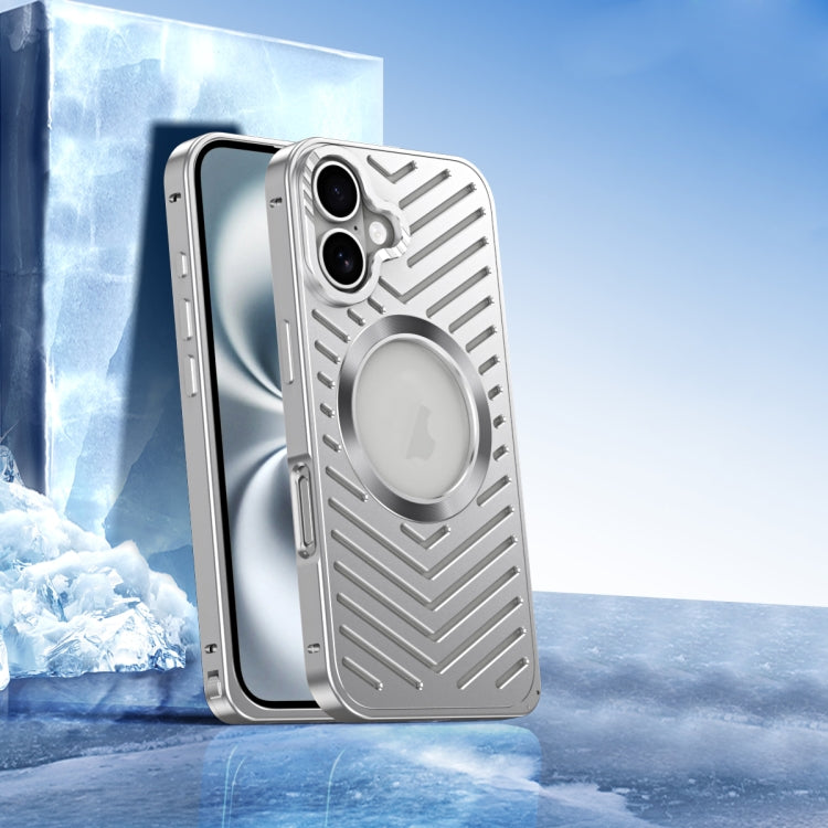 Cooling MagSafe Magnetic Metal Phone Case, For iPhone 16 Pro Max, For iPhone 16 Pro, For iPhone 1...