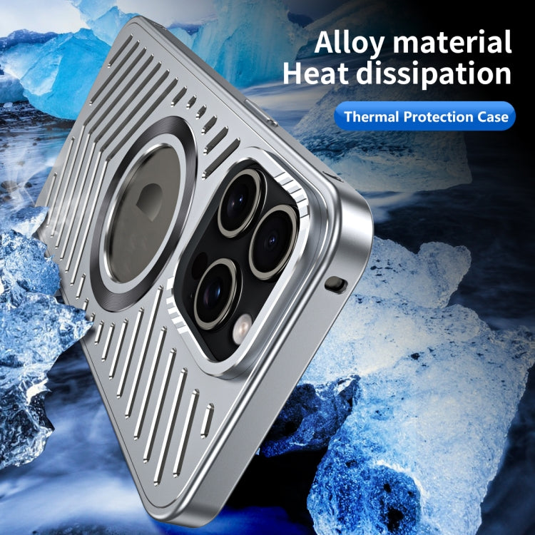 Cooling MagSafe Magnetic Metal Phone Case, For iPhone 16 Pro Max, For iPhone 16 Pro, For iPhone 1...