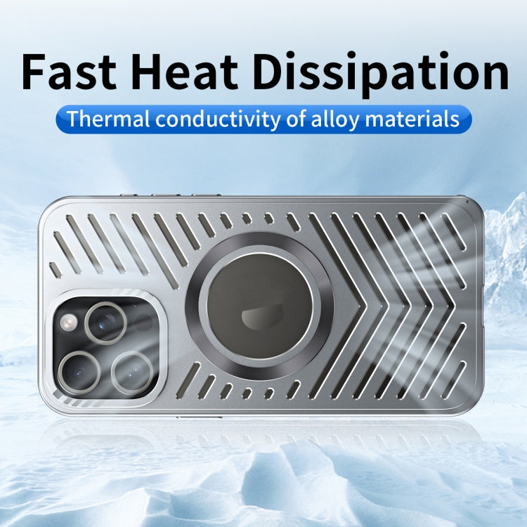 Cooling MagSafe Magnetic Metal Phone Case, For iPhone 16 Pro Max, For iPhone 16 Pro, For iPhone 1...