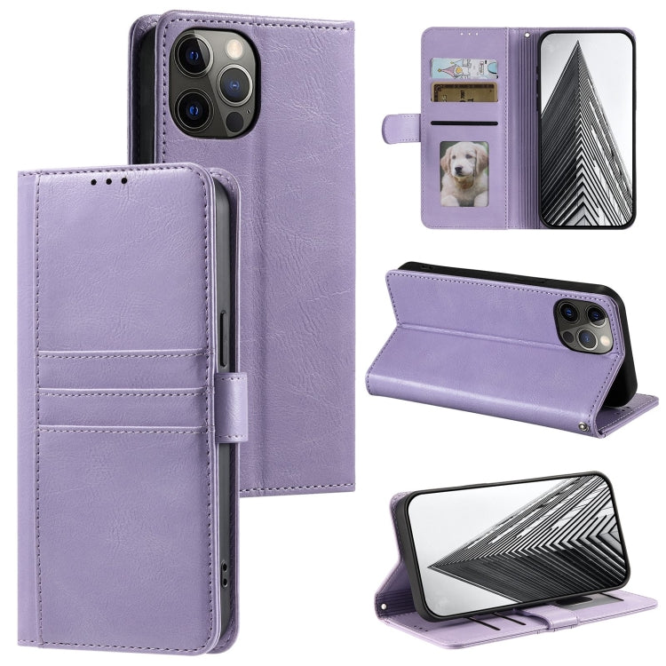 Simple 6-Card Wallet Leather Phone Case, For iPhone 13 Pro Max, For iPhone 13 Pro, For iPhone 13�...