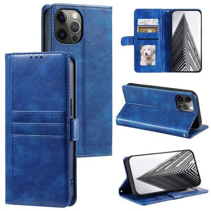 Simple 6-Card Wallet Leather Phone Case, For iPhone 13 Pro Max, For iPhone 13 Pro, For iPhone 13�...