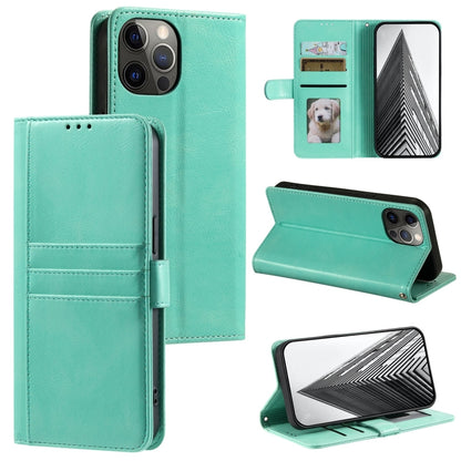Simple 6-Card Wallet Leather Phone Case, For iPhone 13 Pro Max, For iPhone 13 Pro, For iPhone 13�...