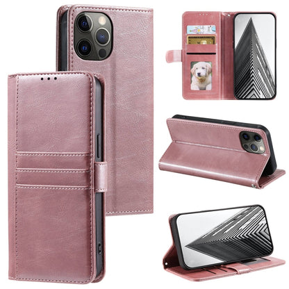 Simple 6-Card Wallet Leather Phone Case, For iPhone 13 Pro Max, For iPhone 13 Pro, For iPhone 13�...
