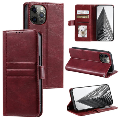 Simple 6-Card Wallet Leather Phone Case, For iPhone 13 Pro Max, For iPhone 13 Pro, For iPhone 13�...