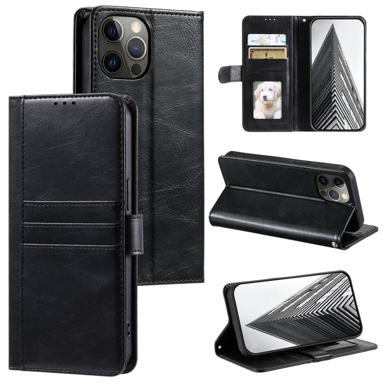 Simple 6-Card Wallet Leather Phone Case, For iPhone 13 Pro Max, For iPhone 13 Pro, For iPhone 13�...