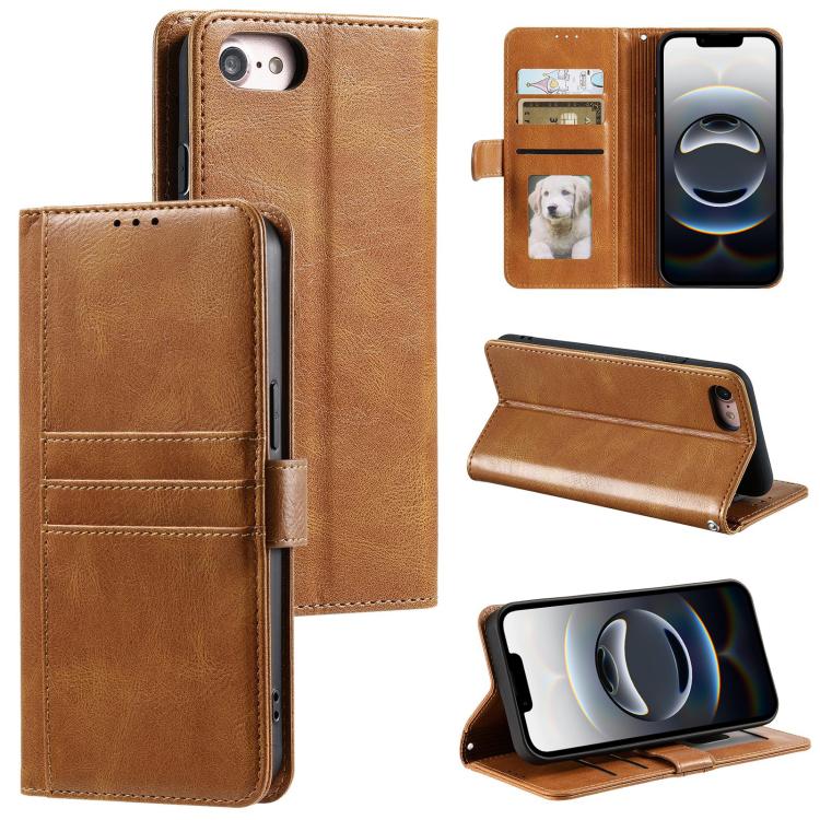 Simple 6-Card Wallet Leather Phone Case, For iPhone 16e, For iPhone 16 Pro Max, For iPhone 16 Pro...