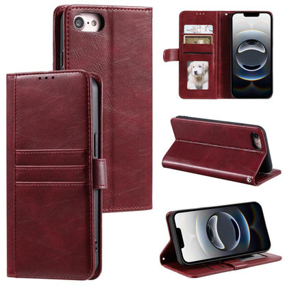 Simple 6-Card Wallet Leather Phone Case, For iPhone 16e, For iPhone 16 Pro Max, For iPhone 16 Pro...
