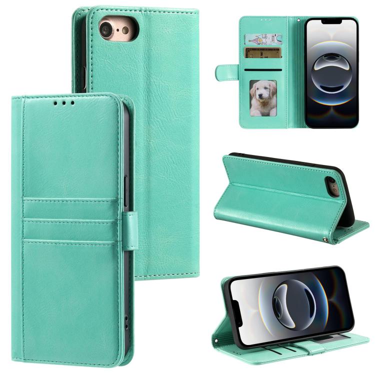 Simple 6-Card Wallet Leather Phone Case, For iPhone 16e, For iPhone 16 Pro Max, For iPhone 16 Pro...