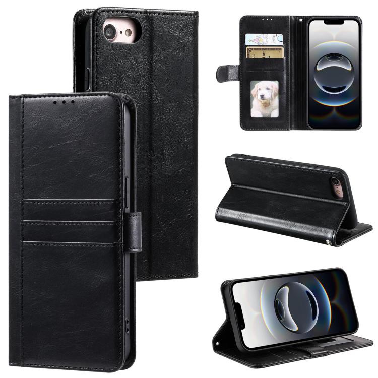 Simple 6-Card Wallet Leather Phone Case, For iPhone 16e, For iPhone 16 Pro Max, For iPhone 16 Pro...