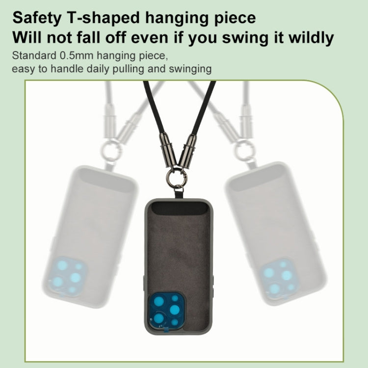 Data Cable Phone Anti-lost Crossbody Lanyard, Length: 1.2m, Type-C to 8 Pin Silicone�������������...