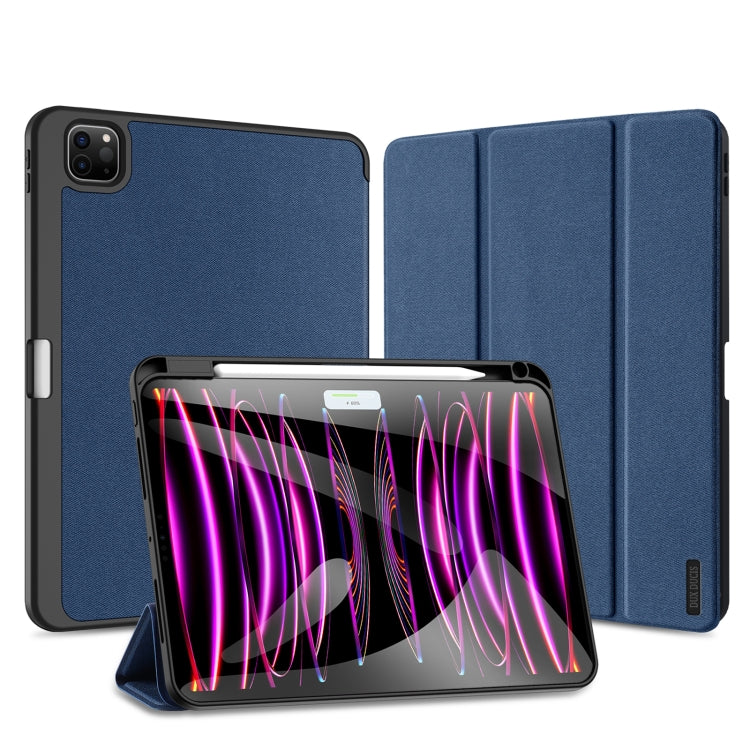 DUX DUCIS Domo Series Cloth Texture Magnetic Leather Tablet Case, For iPad Air 13 2024 / 2025����...