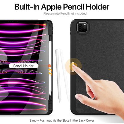 DUX DUCIS Domo Series Cloth Texture Magnetic Leather Tablet Case