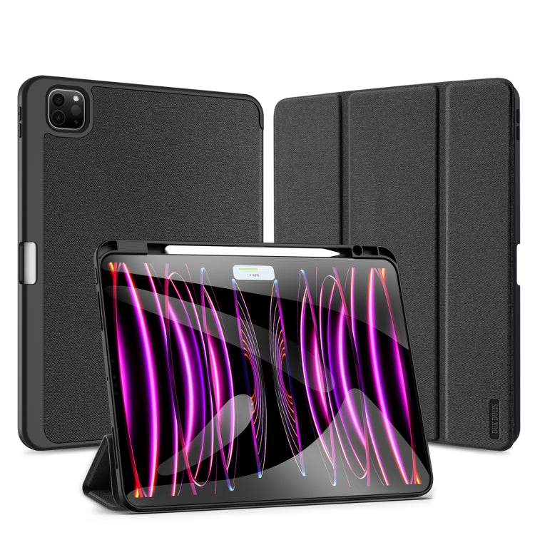 DUX DUCIS Domo Series Cloth Texture Magnetic Leather Tablet Case, For iPad Air 13 2024 / 2025����...