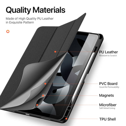 DUX DUCIS Domo Series Cloth Texture Magnetic Leather Tablet Case, For iPad Air 13 2024 / 2025����...