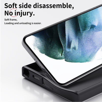 Double Ring MagSafe Holder Carbon Fibre Phone Case, For Samsung Galaxy S25 5G��������������������...