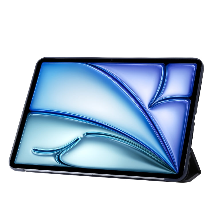 Three-fold Holder Flip Tablet Leather Case, For iPad Air 11 2025 / 2024, For iPad Air 13 2025 / 2...