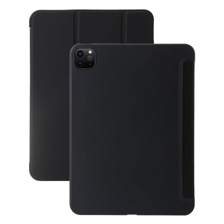 Three-fold Holder Flip Tablet Leather Case