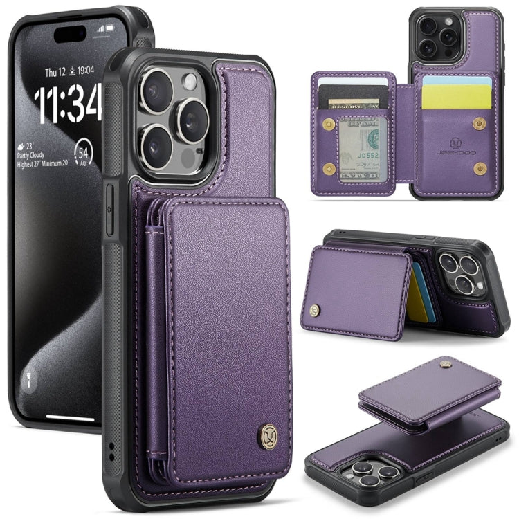 JEEHOOD J05 Business Magnetic Style RFID Leather Phone Case