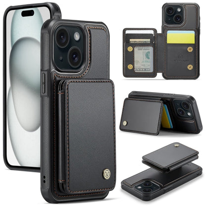 JEEHOOD J05 Business Magnetic Style RFID Leather Phone Case