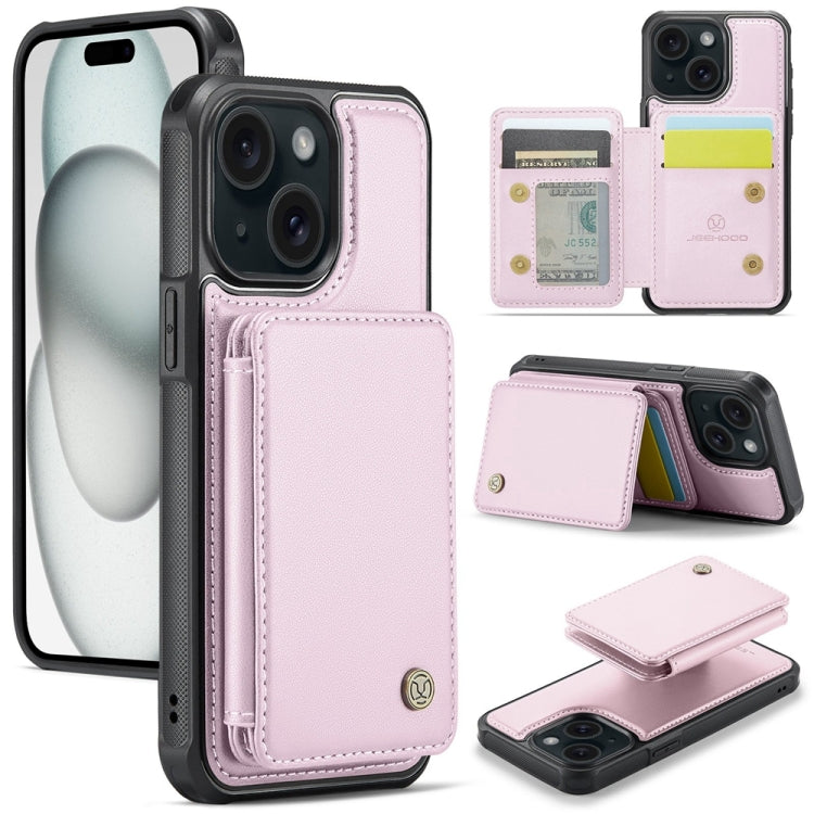 JEEHOOD J05 Business Magnetic Style RFID Leather Phone Case