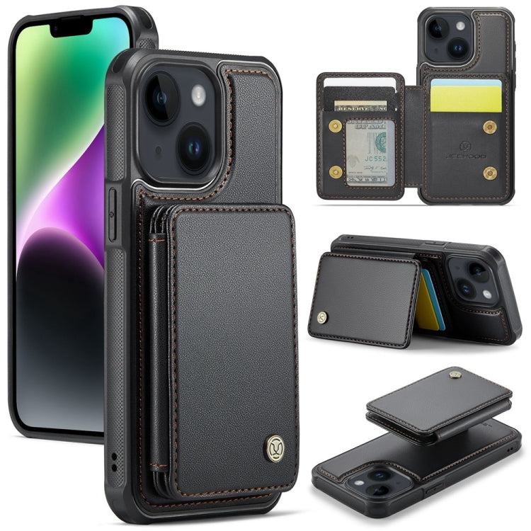 JEEHOOD J05 Business Magnetic Style RFID Leather Phone Case