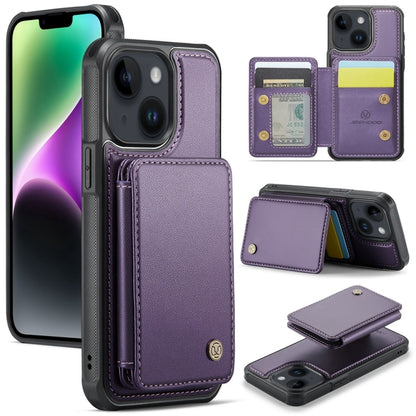 JEEHOOD J05 Business Magnetic Style RFID Leather Phone Case