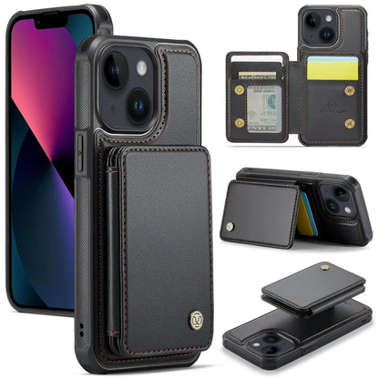 JEEHOOD J05 Business Magnetic Style RFID Leather Phone Case