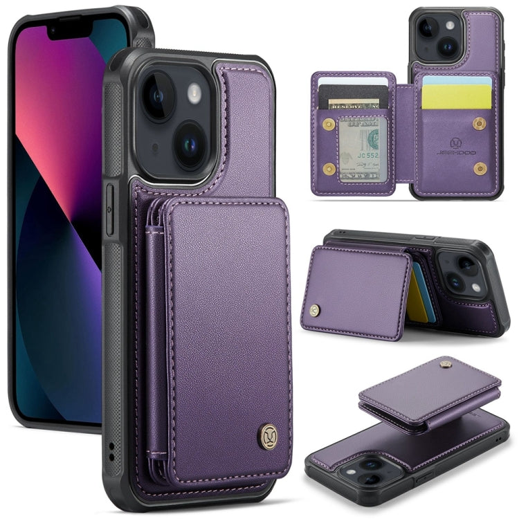 JEEHOOD J05 Business Magnetic Style RFID Leather Phone Case