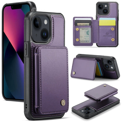 JEEHOOD J05 Business Magnetic Style RFID Leather Phone Case