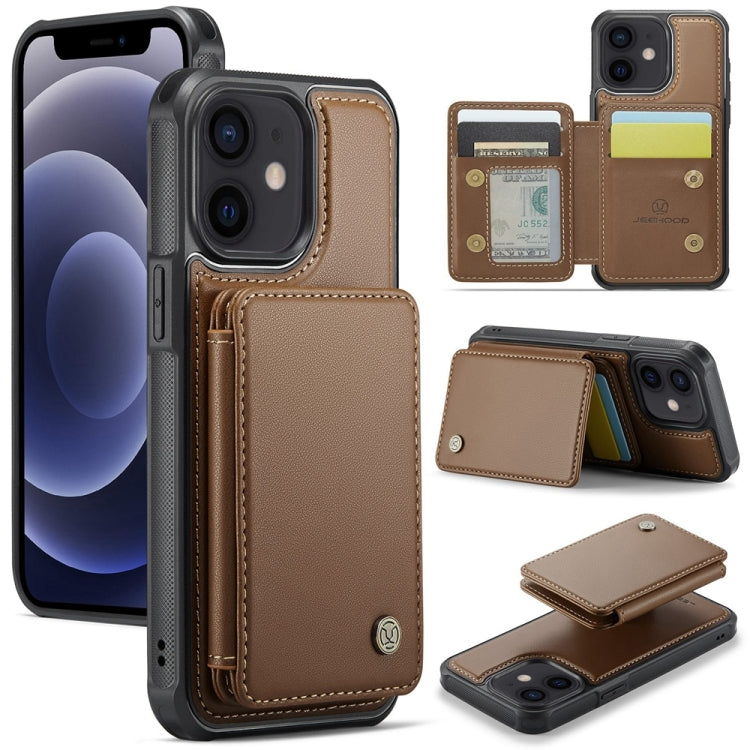 JEEHOOD J05 Business Magnetic Style RFID Leather Phone Case