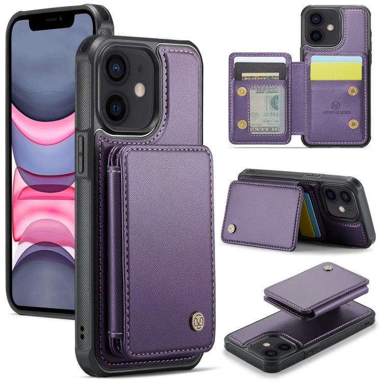 JEEHOOD J05 Business Magnetic Style RFID Leather Phone Case