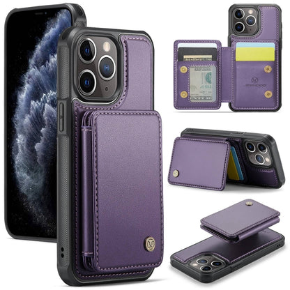 JEEHOOD J05 Business Magnetic Style RFID Leather Phone Case