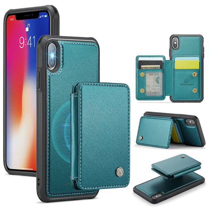 JEEHOOD J05 Business Magnetic Style RFID Leather Phone Case