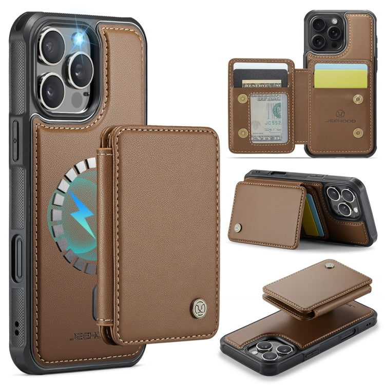 JEEHOOD J05 Business Magnetic Style RFID Leather Phone Case