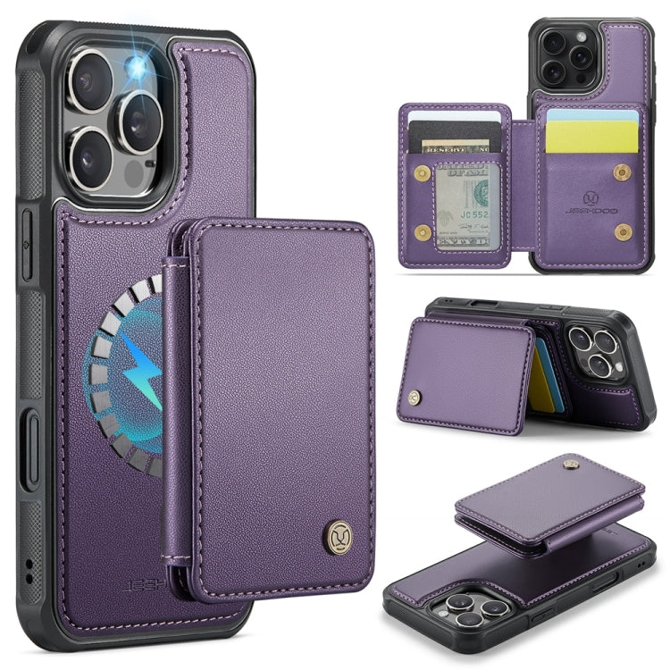 JEEHOOD J05 Business Magnetic Style RFID Leather Phone Case
