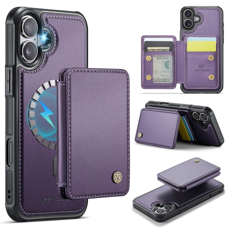 JEEHOOD J05 Business Magnetic Style RFID Leather Phone Case