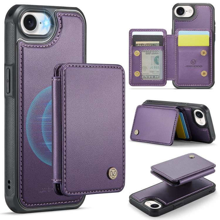JEEHOOD J05 Business Magnetic Style RFID Leather Phone Case