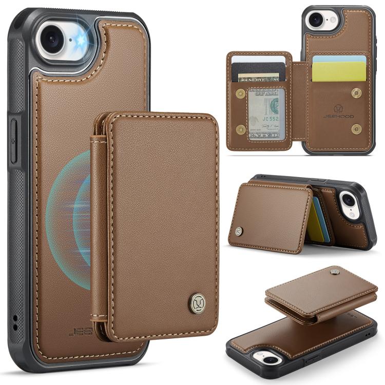 JEEHOOD J05 Business Magnetic Style RFID Leather Phone Case