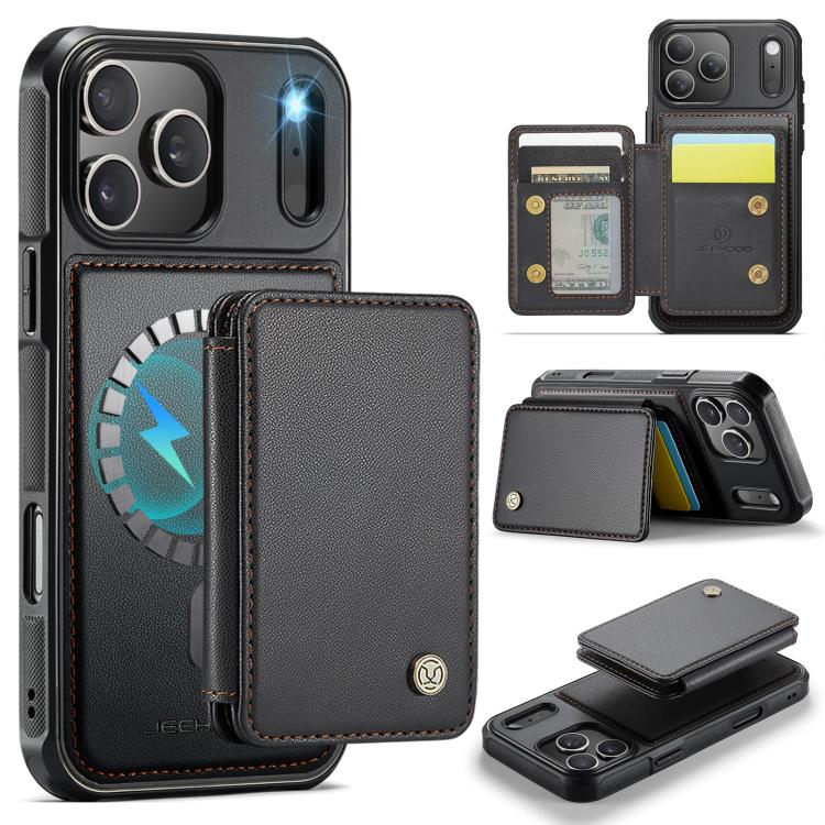 JEEHOOD J05 Business Magnetic Style RFID Leather Phone Case