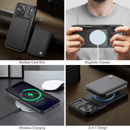 JEEHOOD J05 Business Magnetic Style RFID Leather Phone Case