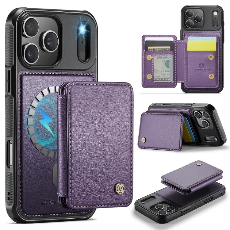 JEEHOOD J05 Business Magnetic Style RFID Leather Phone Case