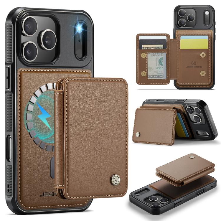 JEEHOOD J05 Business Magnetic Style RFID Leather Phone Case