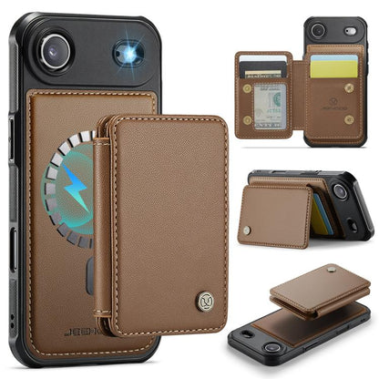 JEEHOOD J05 Business Magnetic Style RFID Leather Phone Case