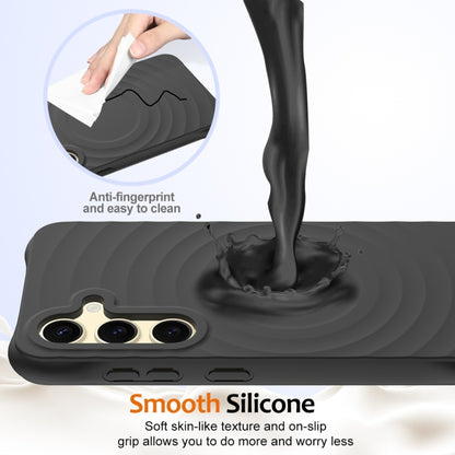Wave Texture MagSafe Magnetic Liquid Silicone Phone Case, For Samsung Galaxy S25 5G��������������...