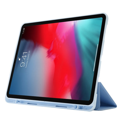 Skin Feel Tri-fold Leather Tablet Case with Pen Slot, For iPad Air 11 2025 / 2024����������������...